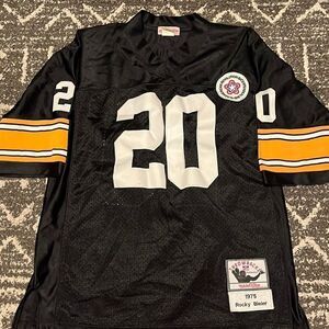 Mitchell & Ness NFL Pittsburgh Steelers 1975 Rocky Bleier jersey, size L(48)